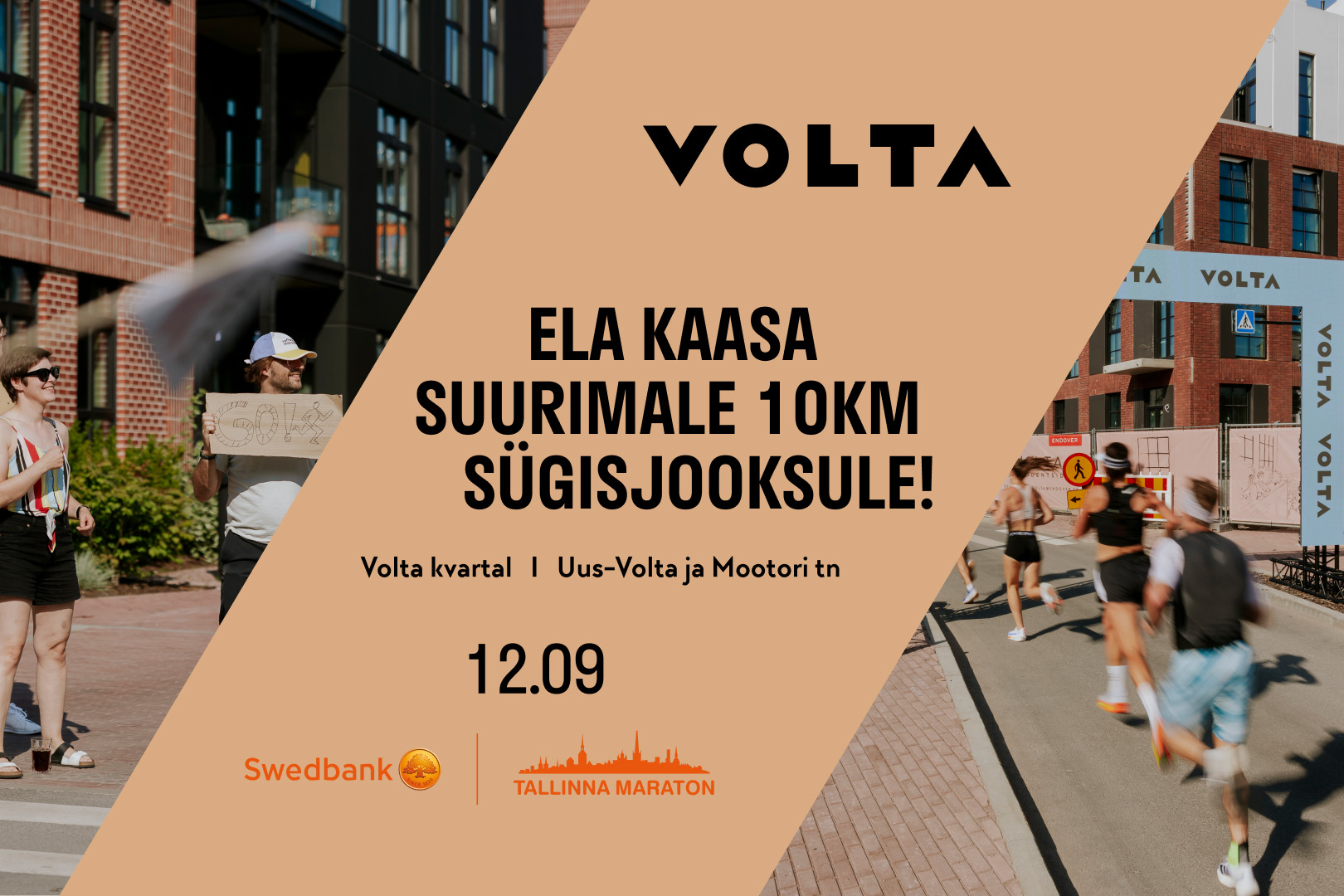 Ela Voltas kaasa Swedbanki Tallinna Maratoni 10 km sügisjooksule 12.09